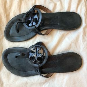 Tory Burch navy sandals